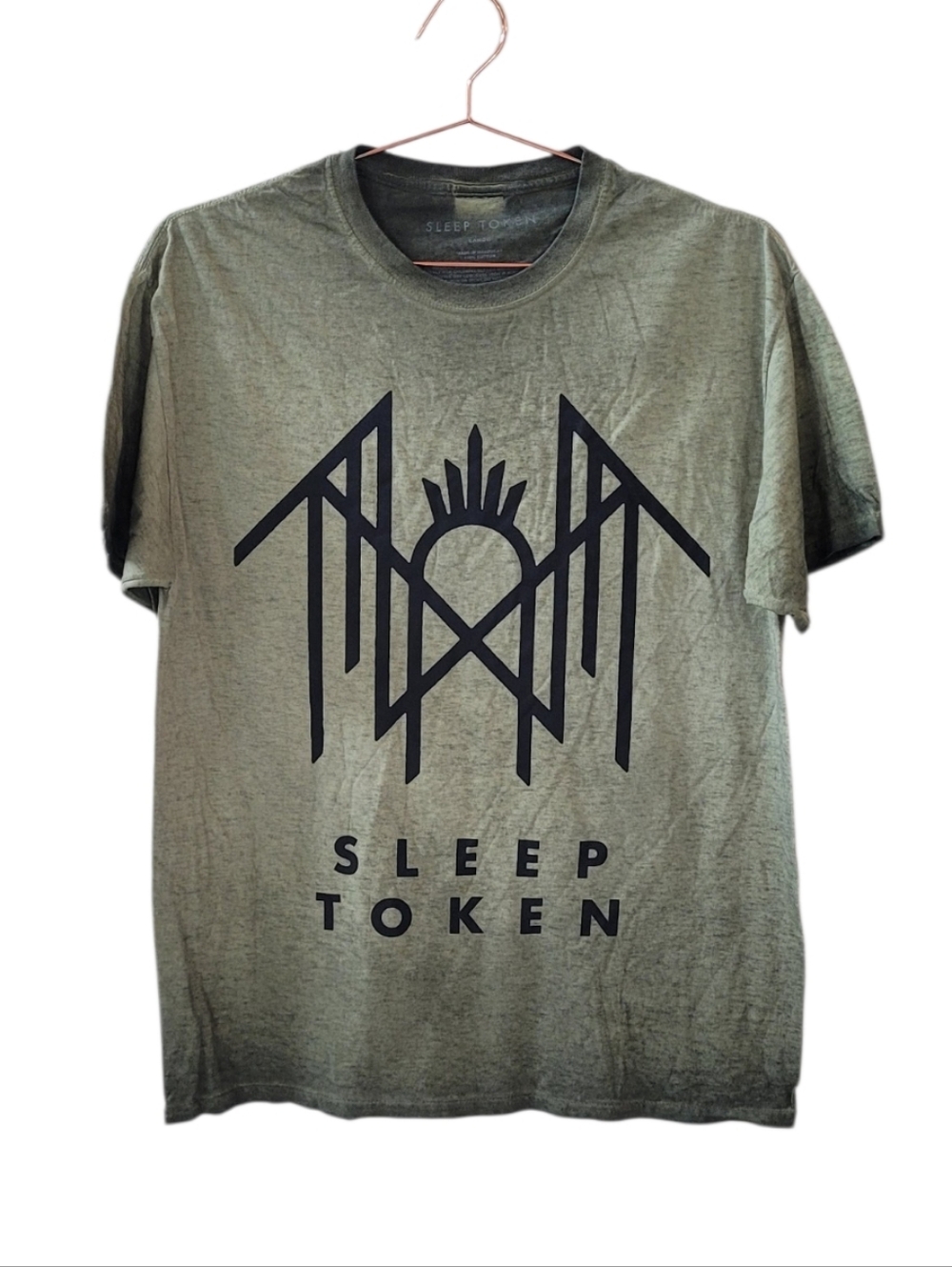 Sleep Token Green Ombre Short Sleeve Graphic Shirt Size L Unisex